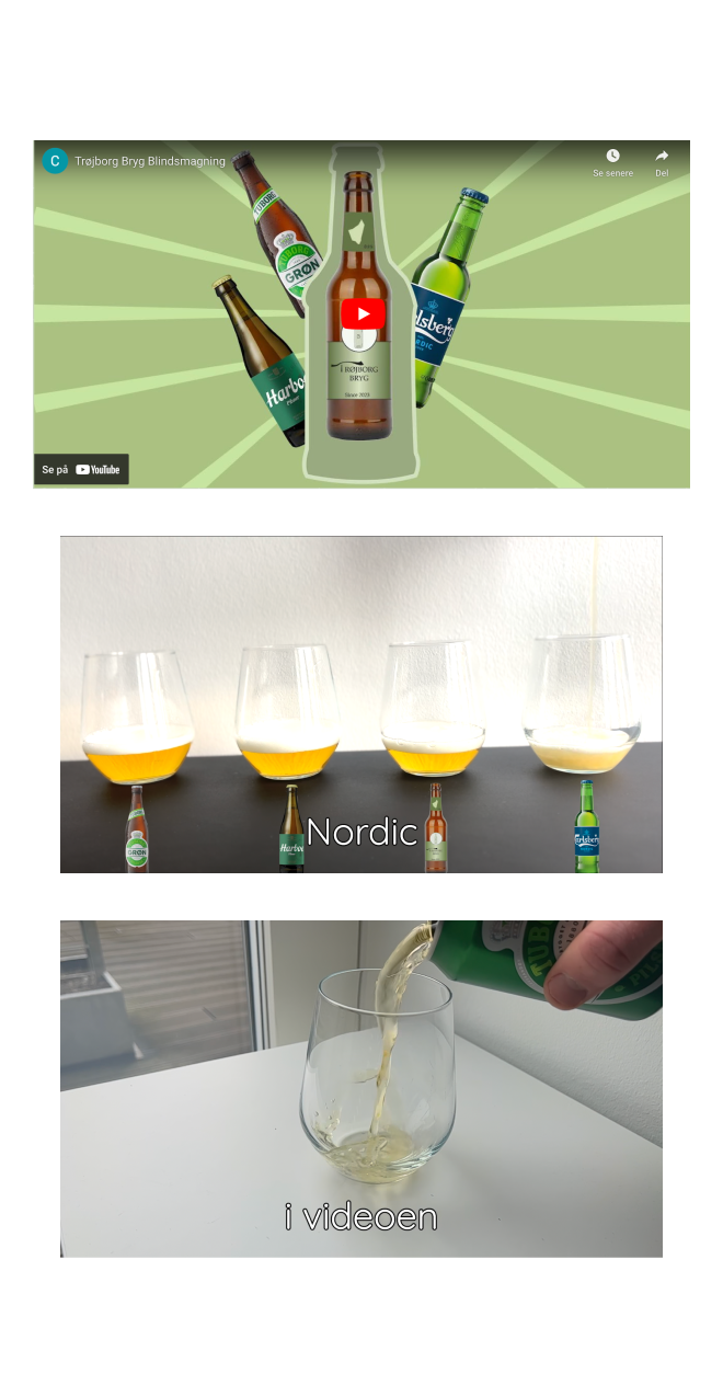 Billede fra Trøjborg Bryg projektet fra Århus Erhvervsakademi som multimediedesigner